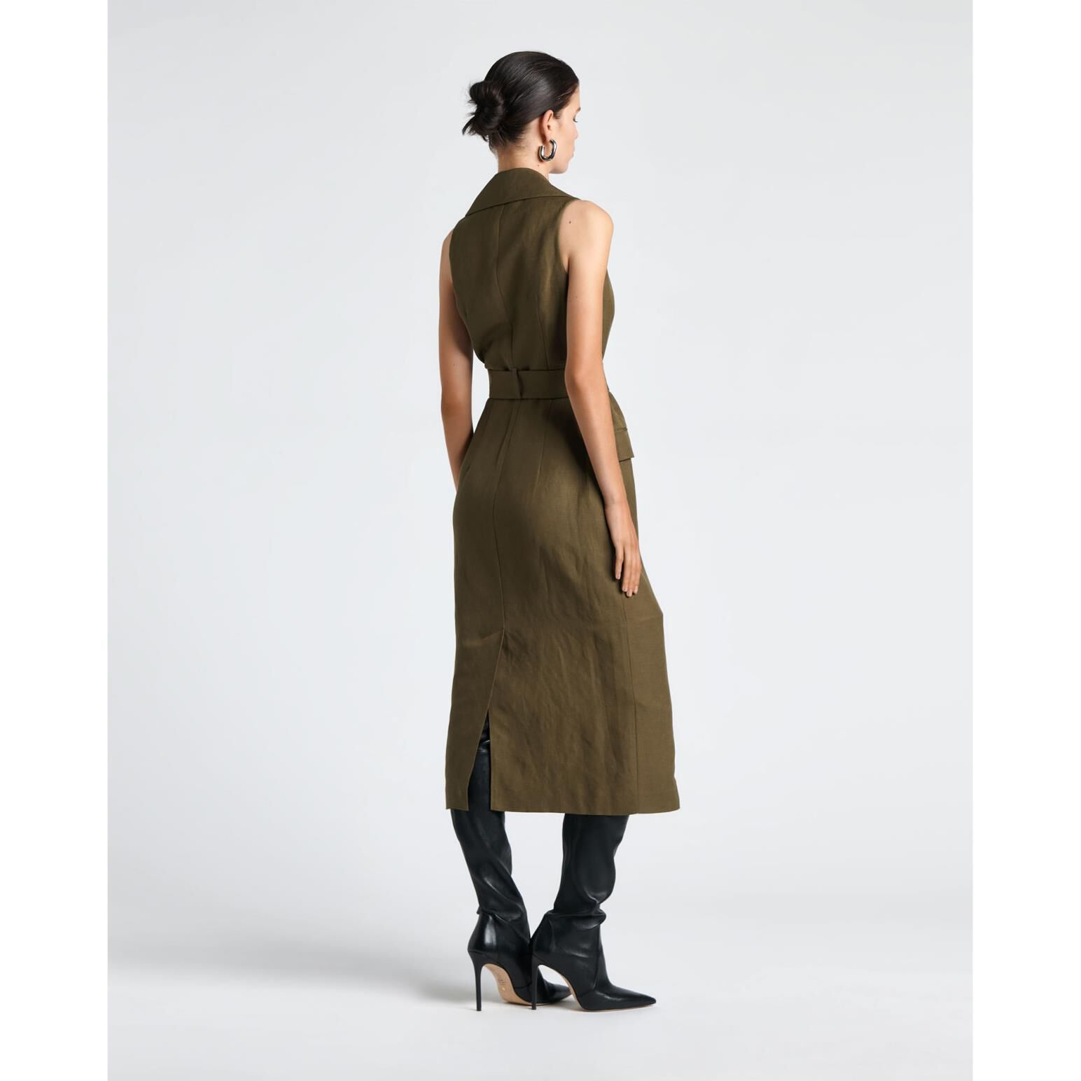 Cue linen dress cheap